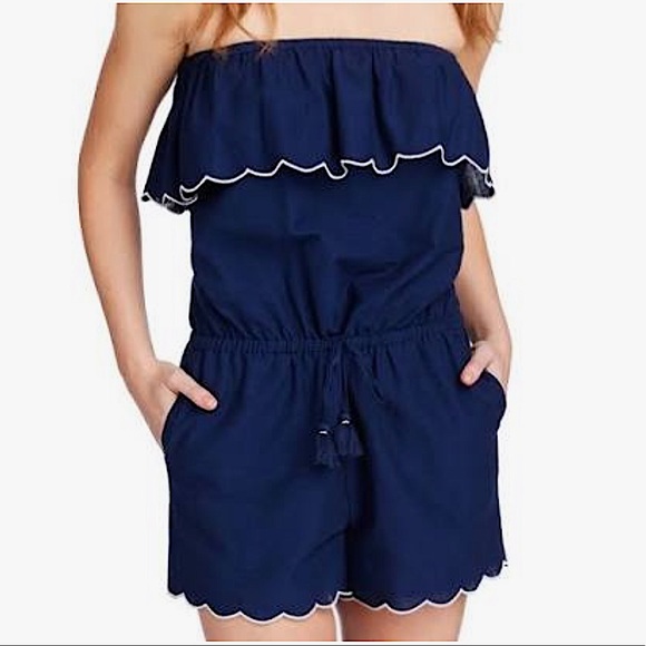 VINEYARD VINES | Medium | Scalloped Romper | NWT - Picture 3 of 16